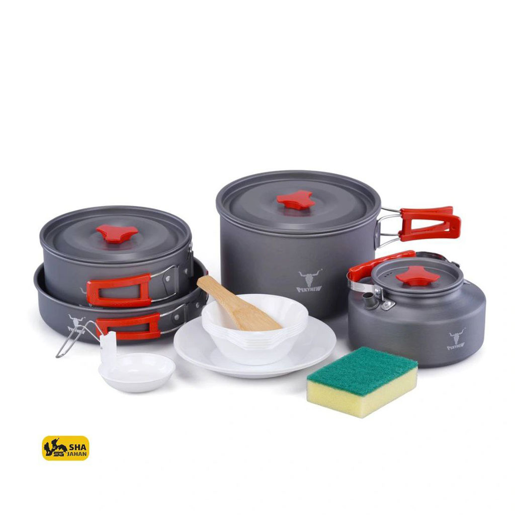  ست ظروف کمپینگ ۴ تکه کله گاوی(پکینیو) مدل SPICE 4