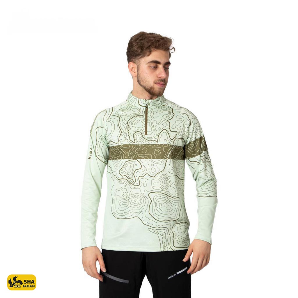 بلوز نیم‌زیپ توپوگرافی هیمالیا سری Cool Max  کد CM125