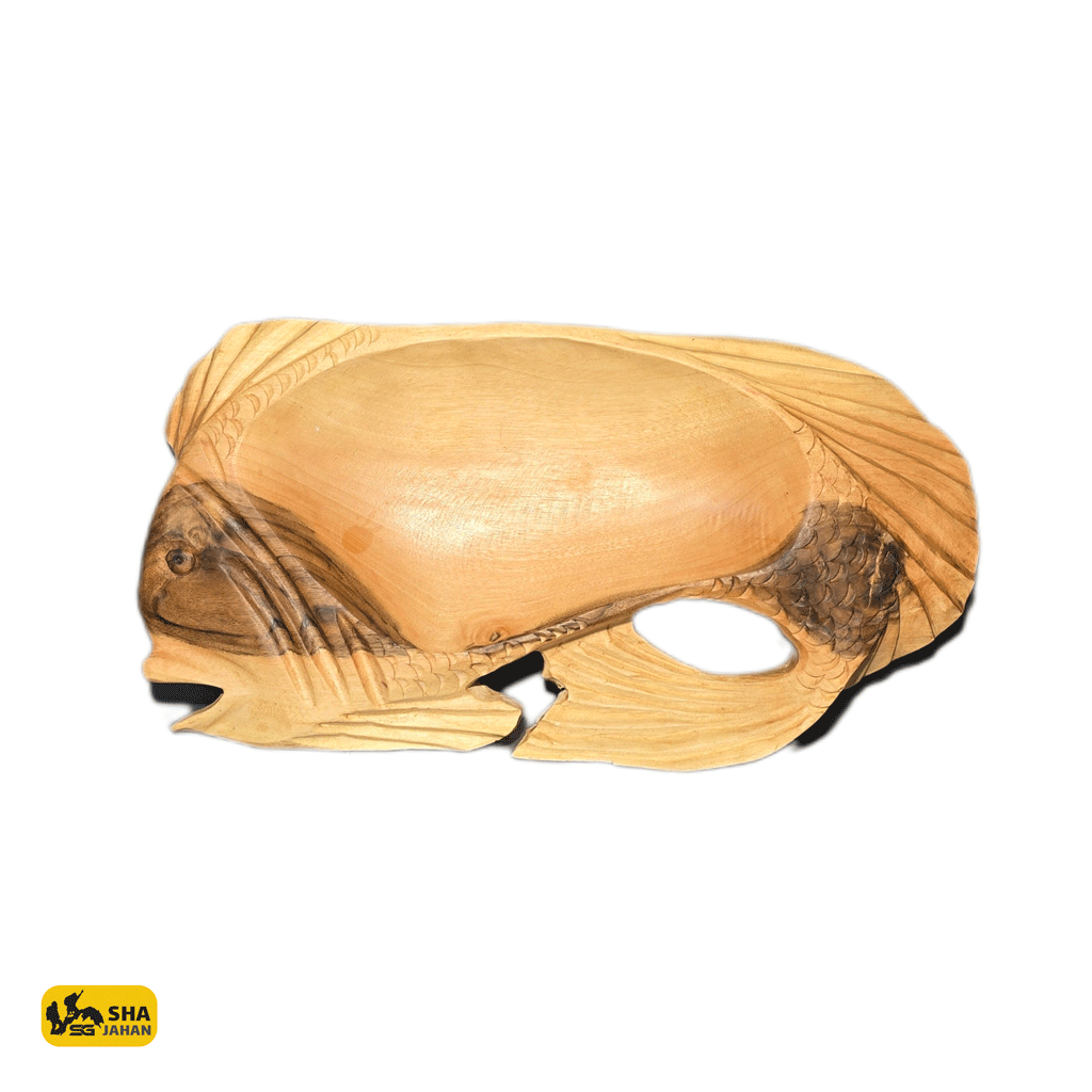 میوه خوری طرح ماهی چوب گردو