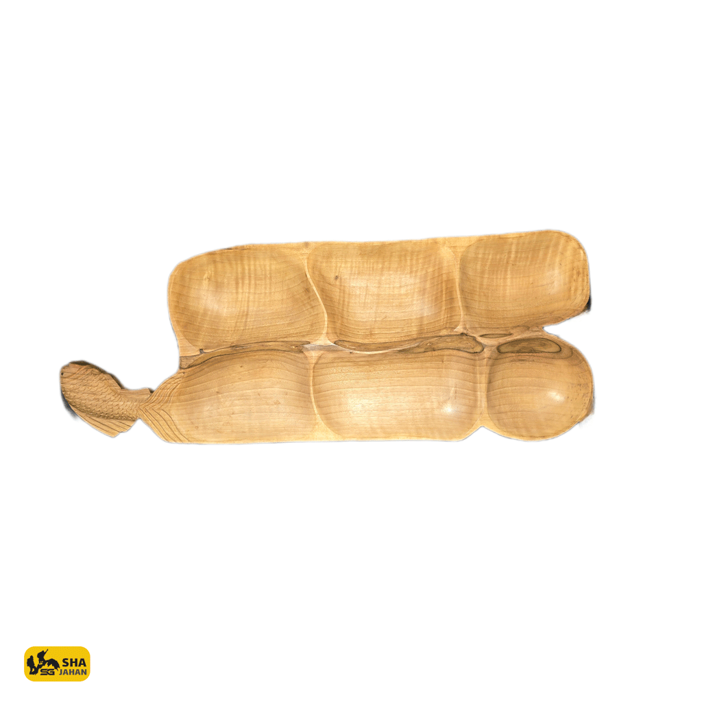 اردوخوری طرح دم ماهی چوب گردو