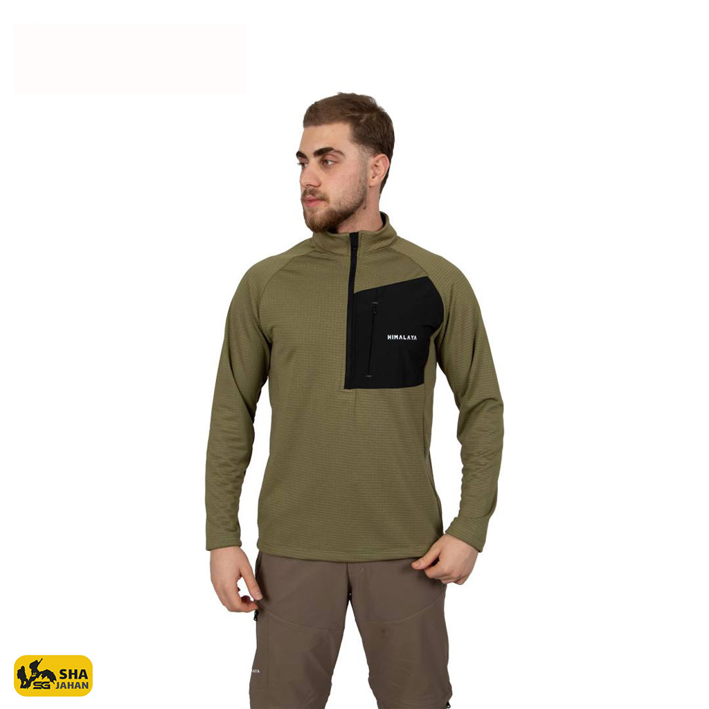 بلوز نیم‌زیپ میکرو حوله‌ای هیمالیا کد CM137