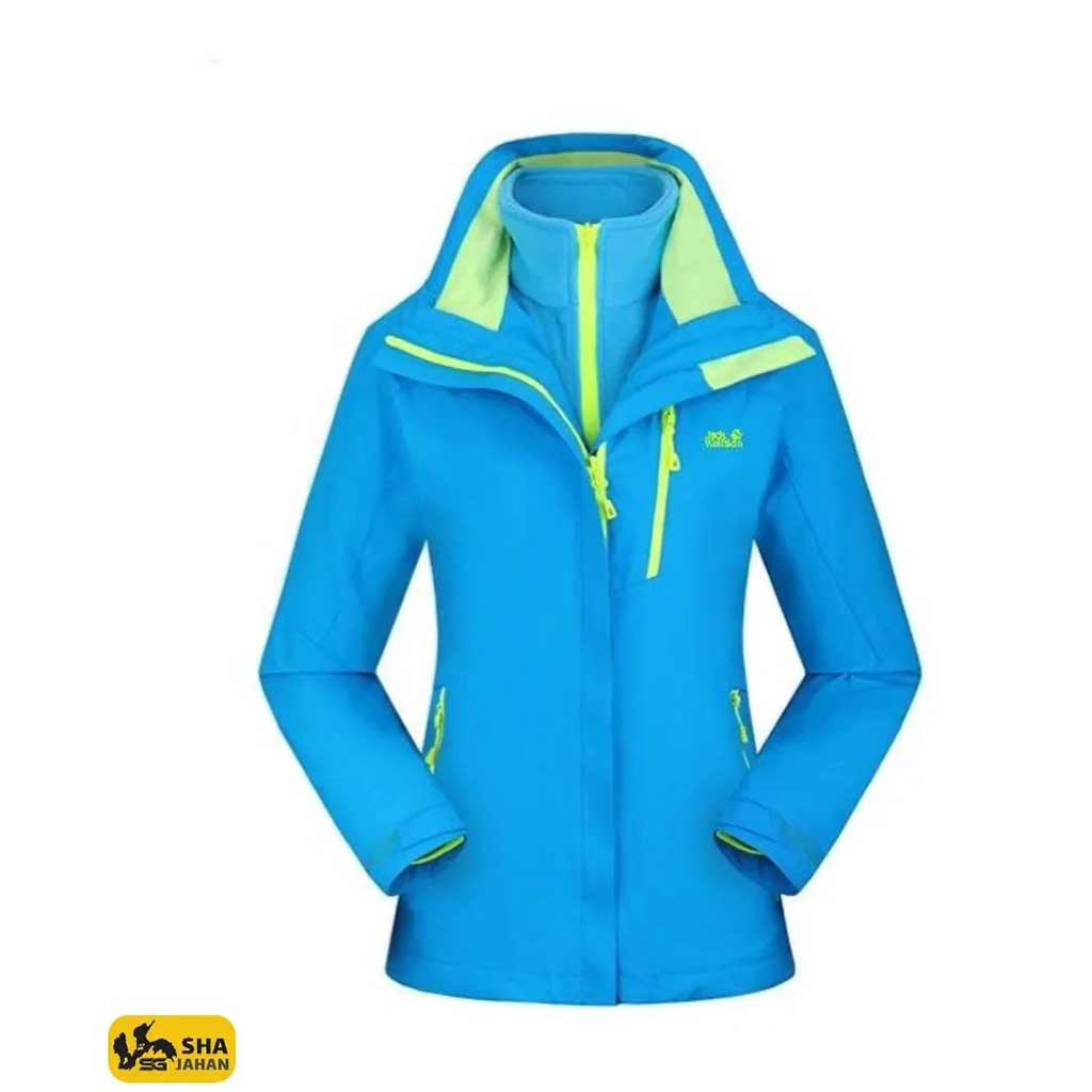 کاپشن دو پوش زنانه جک ولفسکین 405JW