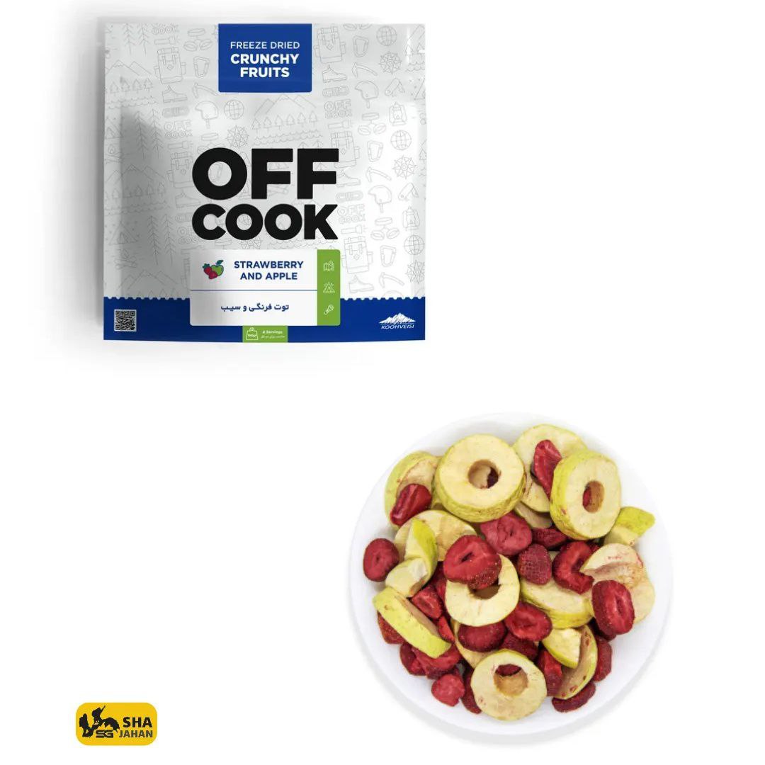 آف کوک توت فرنگی و سیب  OFF COOK
