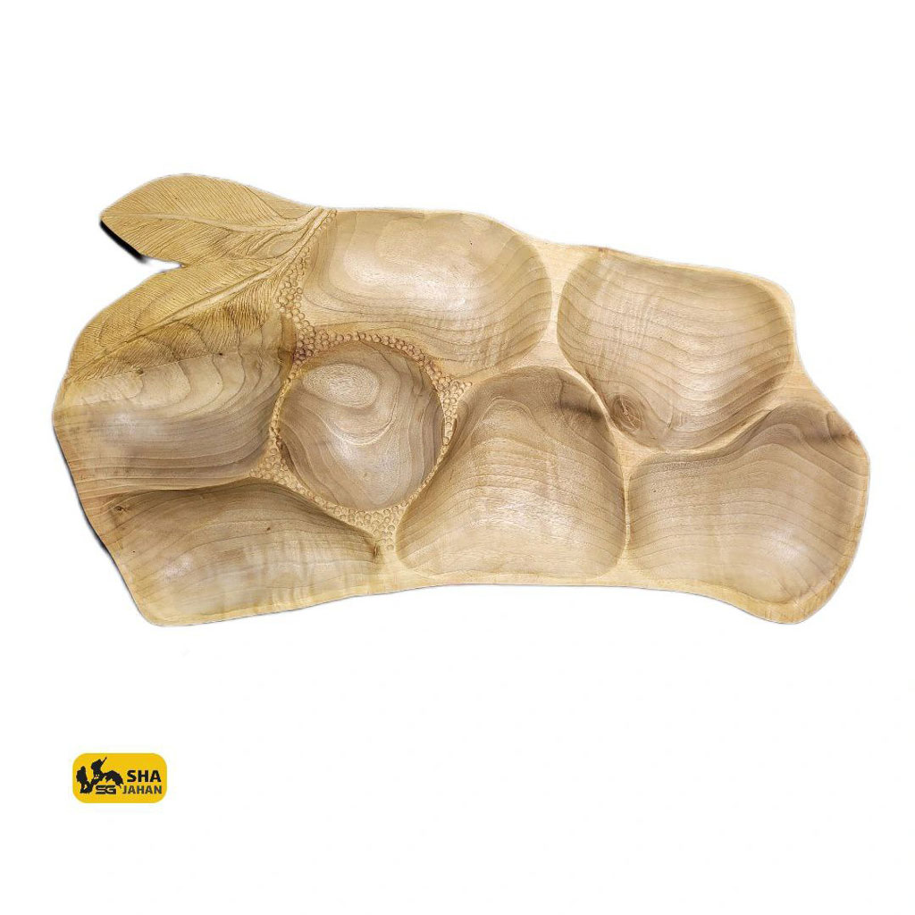 اردو خوری طرح برگ (چوب گردو) 