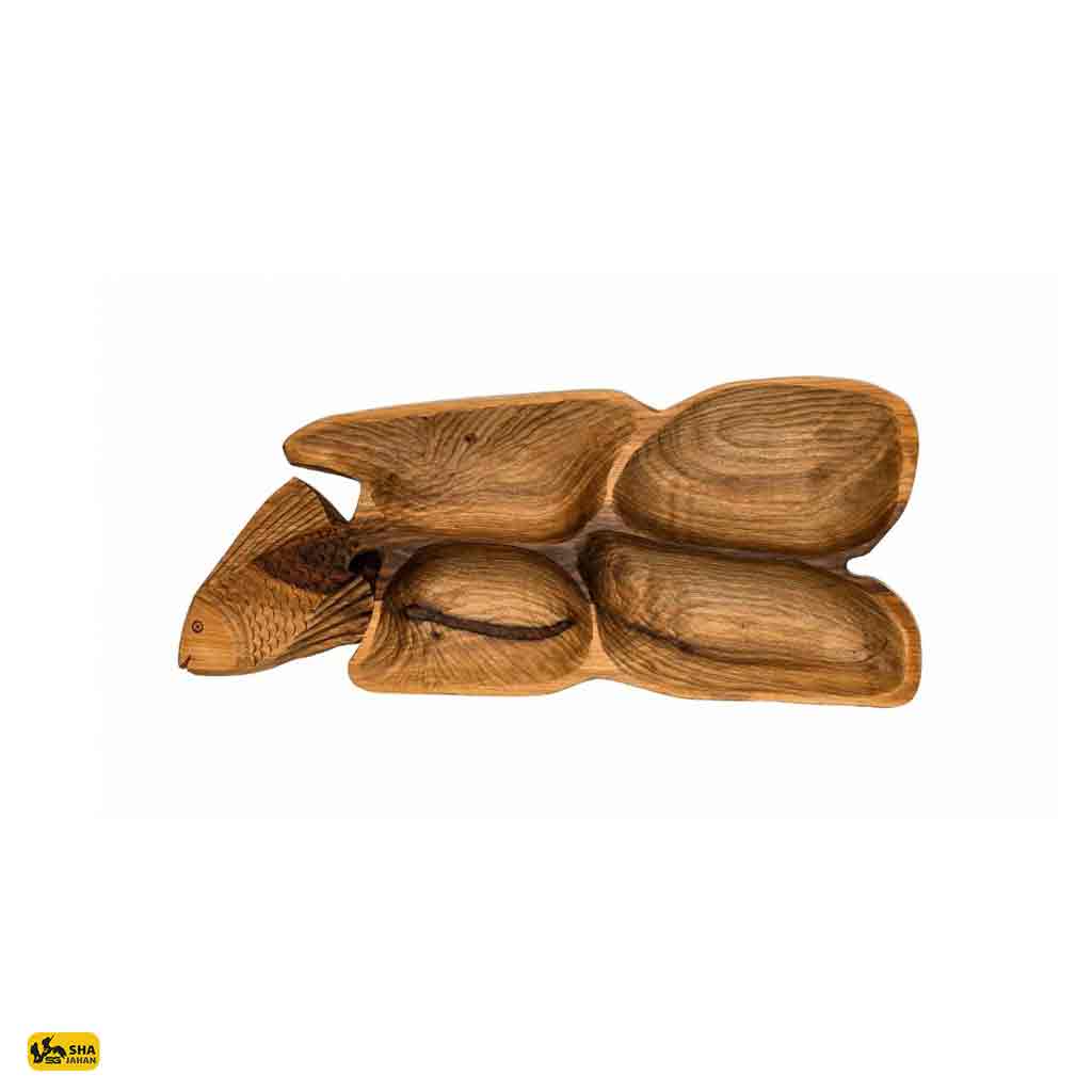 اردوخوری طرح ماهی چوب گردو