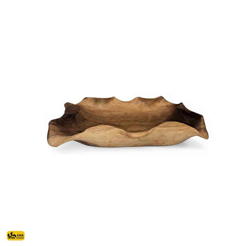 اردوخوری طرح مچاله چوب گردو کد ۳۳