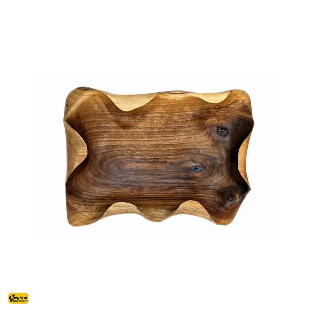 اردوخوری طرح مچاله چوب گردو کد ۳۲